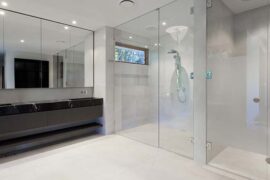 Elevate Your Bathroom Ambiance with a Glass Shower Door