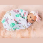 gift-set-florida-baby-muslin-swaddle-blanket-and-burp-clothbib-combo-floral-little-hometown-2.webp